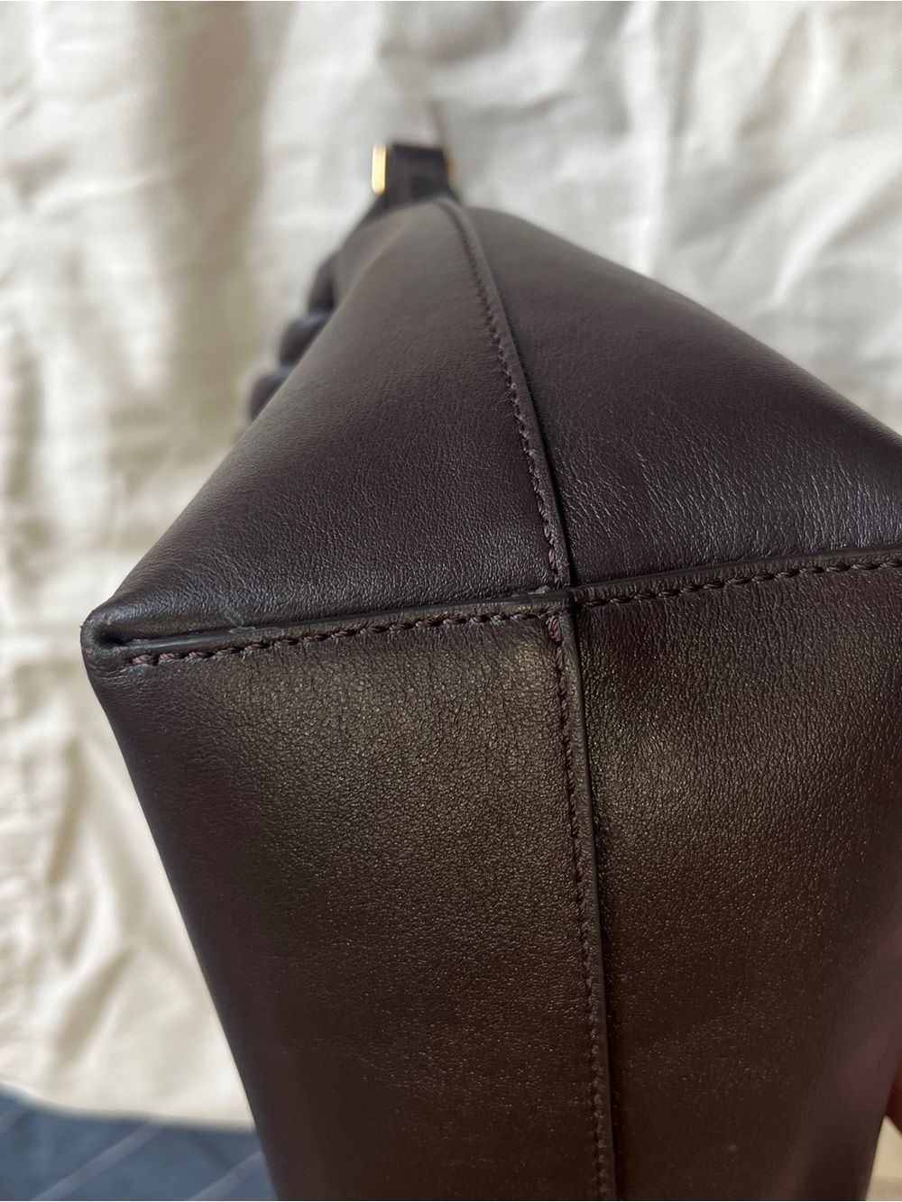 Altuzarra Dark Brown Braided-Handle Leather Shoulder Bag - Picture 8 of 9